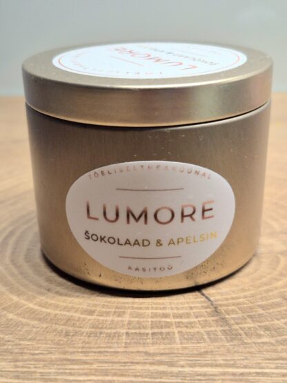 šokolaad ja apelsin kuldne tops